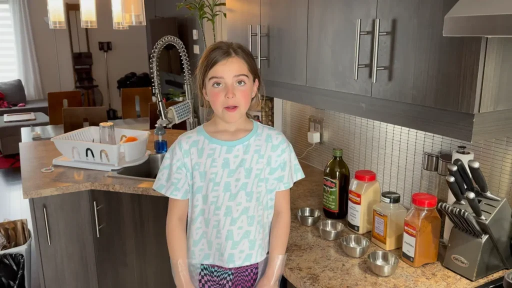 Future chef en pleine préparation culinaire
